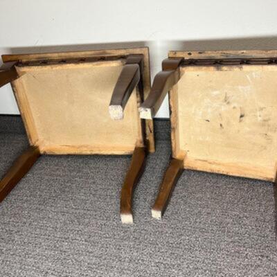 Set of All Wood Home Decor Nesting Night Stand Tables