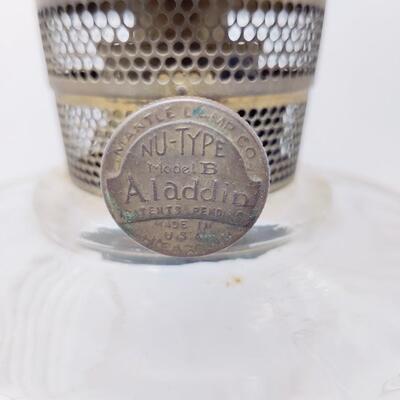 VINTAGE ALADDIN WASHINGTON DRAPE OIL LAMP
