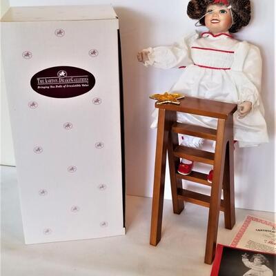 Lot #91  Ashton-Drake Collectible Doll - "Decorating the Tree" - Melissa