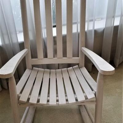 Lot #94  Pair of Traditional Wooden Porch Rockers