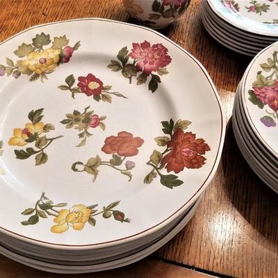 Lot #95  Set of Wedgwood "Kimono" Everyday Dishes