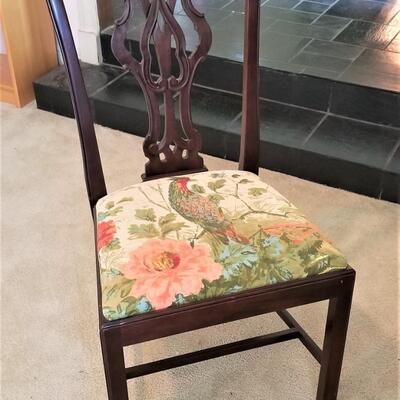 Lot #98  Wellington Ladies Drop Leaf desk with chair