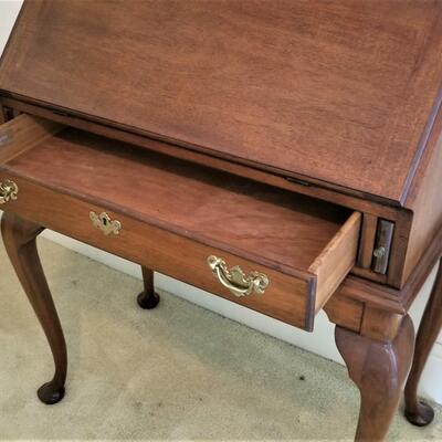 Lot #98  Wellington Ladies Drop Leaf desk with chair