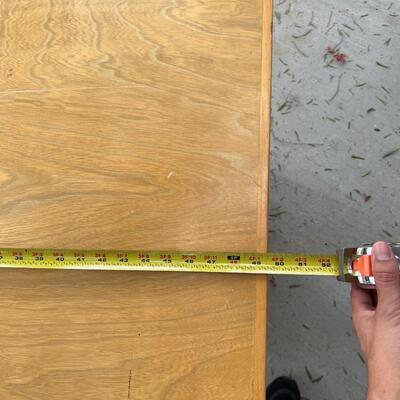 Large Light Wood Desk - LA HABRA HEIGHTS PICK UP ONLY