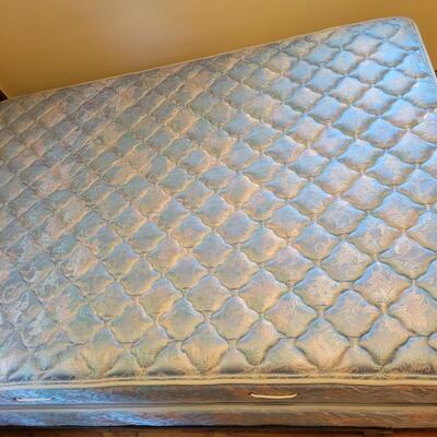 SERTA PERFECT SLEEPER ULTIMA FULL SIZE MATTRESS, BOX SPRING & METAL FRAME