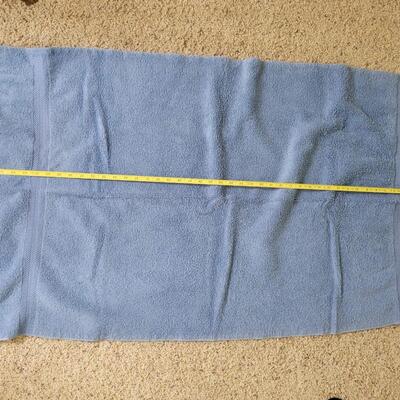 LARGE BLUE BATH TOWEL