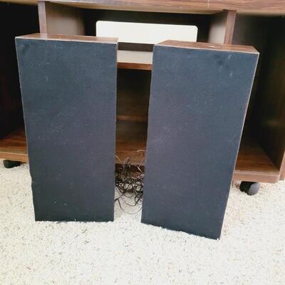 ENTERTAINMENT CENTER W/ SOUNDESIGN SPEAKERS