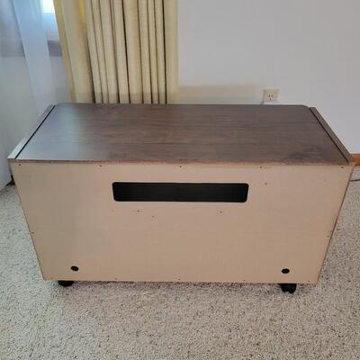 ENTERTAINMENT CENTER W/ SOUNDESIGN SPEAKERS