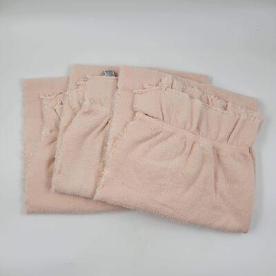 VINTAGE COLORMATE PINK BATH TOWEL BUNDLE 3pc