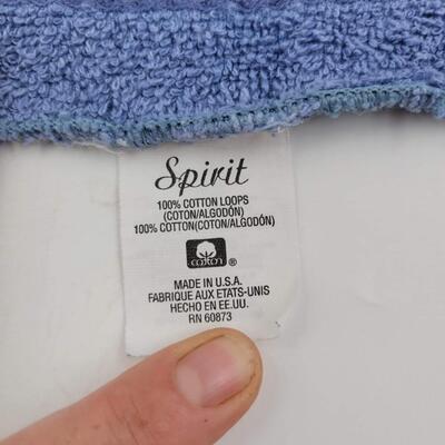SPIRIT BLUE WASHCLOTH BUNDLE 4pc