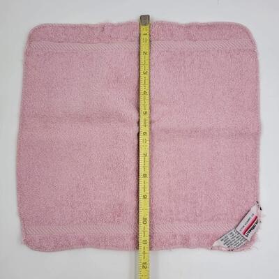 VINTAGE COLORMATES PINK WASHCLOTH & HAND TOWEL BUNDLE 4pc