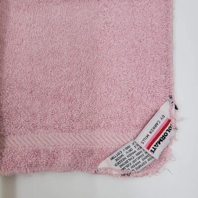 VINTAGE COLORMATES PINK WASHCLOTH & HAND TOWEL BUNDLE 4pc