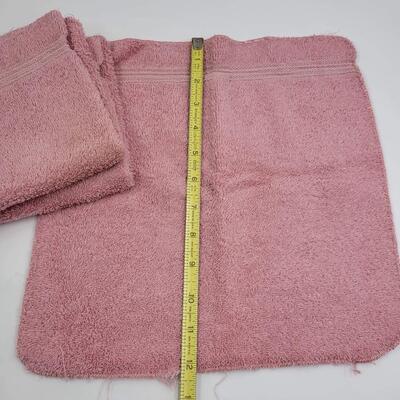 VINTAGE 3 PC "PINK" WASH CLOTH BUNDLE