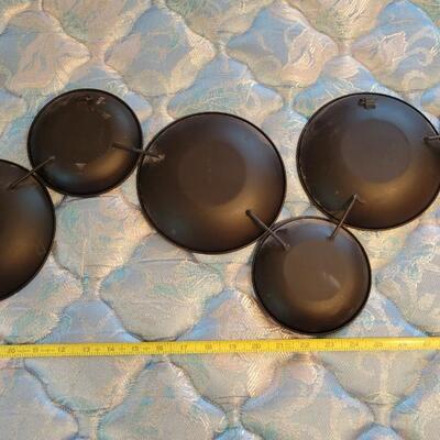 MOSAIC TILE W/ METAL BACKDROP WALL ART