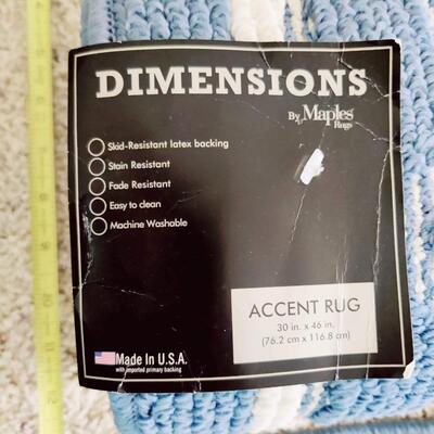 PRETTY BLUE ACCENT RUG BUNDLE