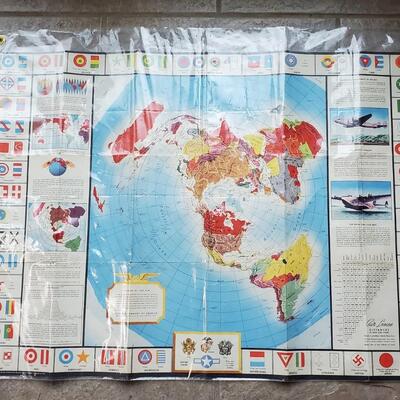 Global Map for Global War   Alcoa Aluminum   1943