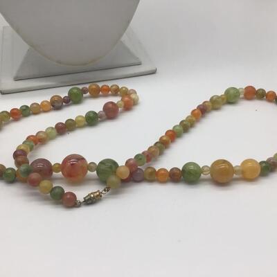 Vintage Multi Color Beaded necklace