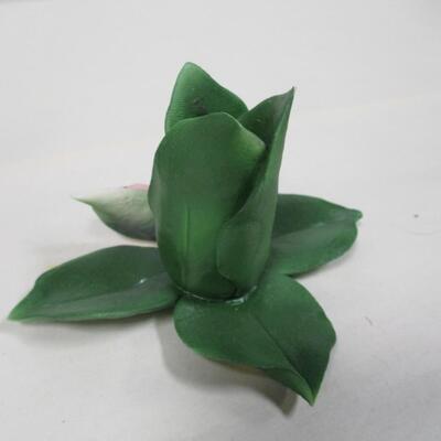 Pink CAPODIMONTE Carlo Savastano Italian Hand Sculpted Porcelain Orchid