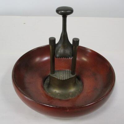 Antique Nutcracker & Bowl