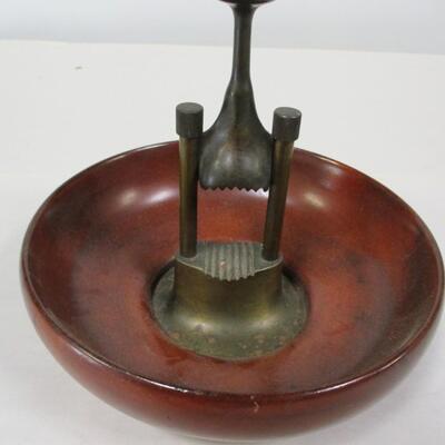 Antique Nutcracker & Bowl