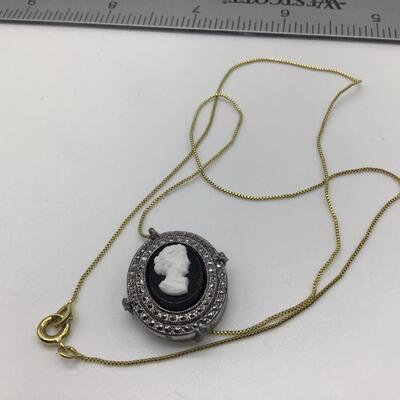 Vintage Cameo chain And Necklace