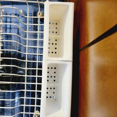 WIRE DISH DRYING RACK W/ EXTRAS