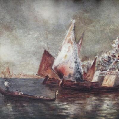 Framed Painting By Artist Graef