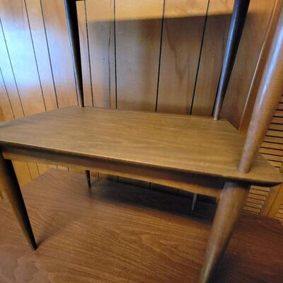 2 MID-CENTURY NEAT SIDE TABLES