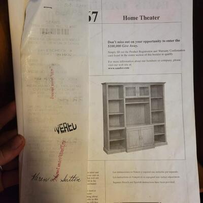 SAUDER HOME THEATER SYSTEM