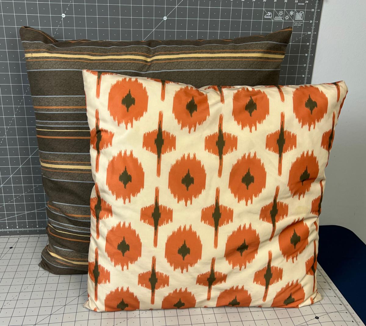Pair of Large Throw Pillows
