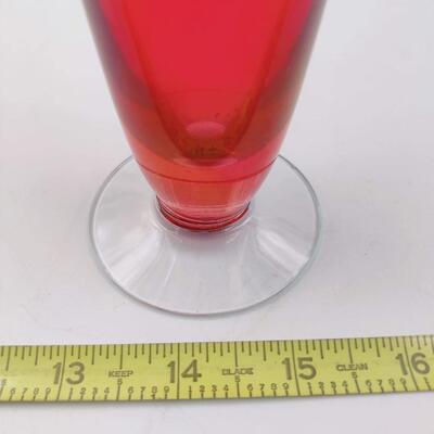 CELEBRATE 40 YEARS W/ PRETTY RED VASE