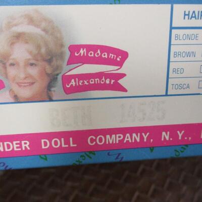 Madame Alexander Little Women Series Dolls "Beth" & "Jo"