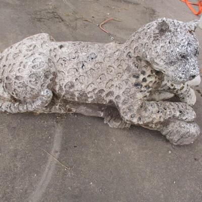 Cheetah Panther Jaguar Concreate Statue