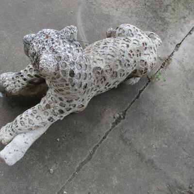 Cheetah Panther Jaguar Concreate Statue