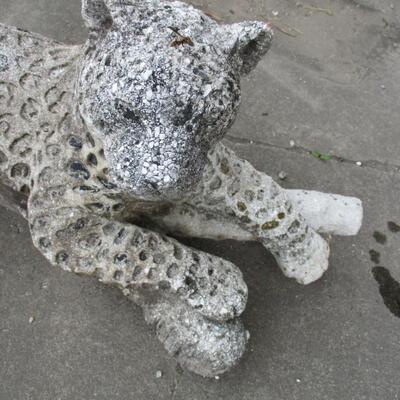 Cheetah Panther Jaguar Concreate Statue