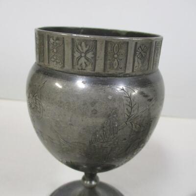 F B Rogers Silver Co Server & Cups