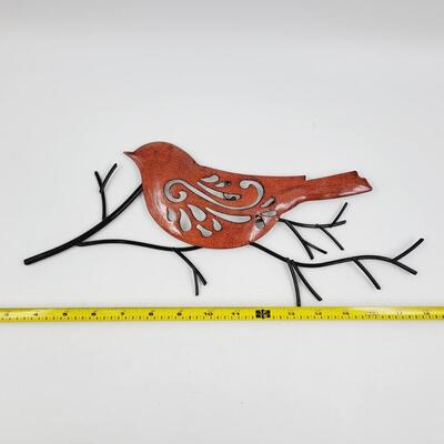METAL BIRD DECOR