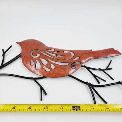 METAL BIRD DECOR