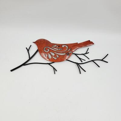 METAL BIRD DECOR