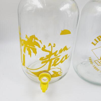 GLASS SUN TEA CONTAINERS