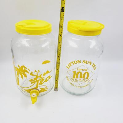 GLASS SUN TEA CONTAINERS