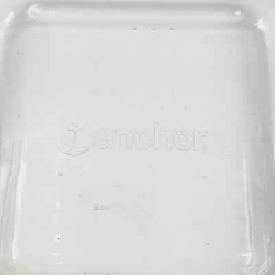 ANCHOR HOCKING 8X8 GLASS CASSEROLE DISH