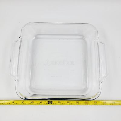 ANCHOR HOCKING 8X8 GLASS CASSEROLE DISH