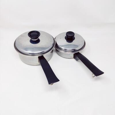 DUNCAN HINES STAINLESS STEEL SAUCE PANS