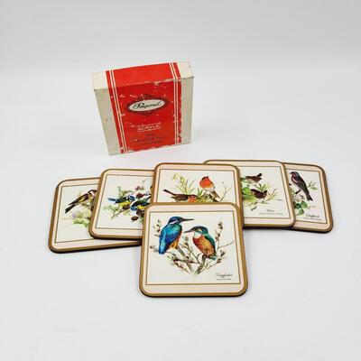 VINTAGE BIRD COASTER SET