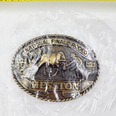 HESSTON RODEO CHAMPIONSHIP COLLECTOR BELT BUCKLES