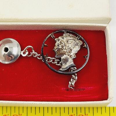 MERCURY DIME SUIT PIN