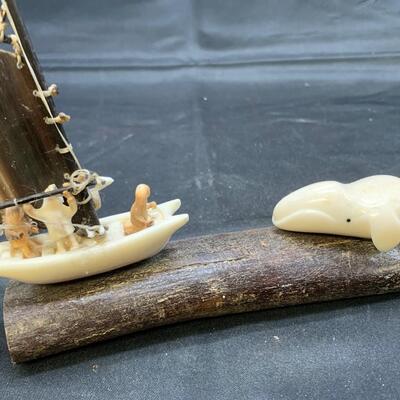 SIGNED INUIT CARVING