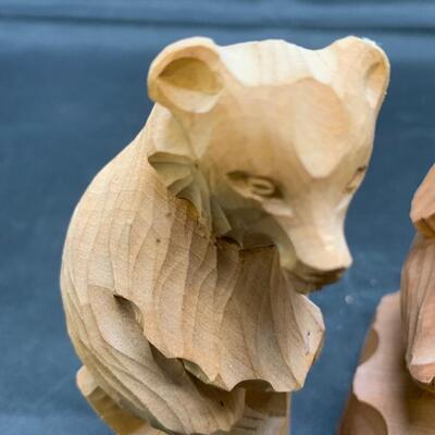 HANDCRAFTED WOOD BEARS