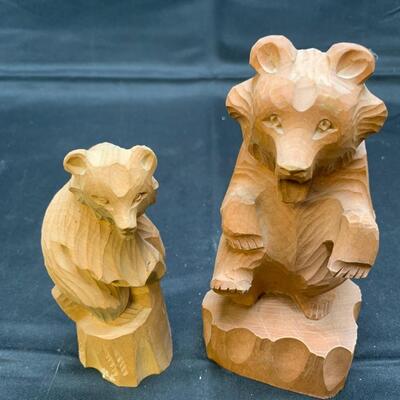 HANDCRAFTED WOOD BEARS
